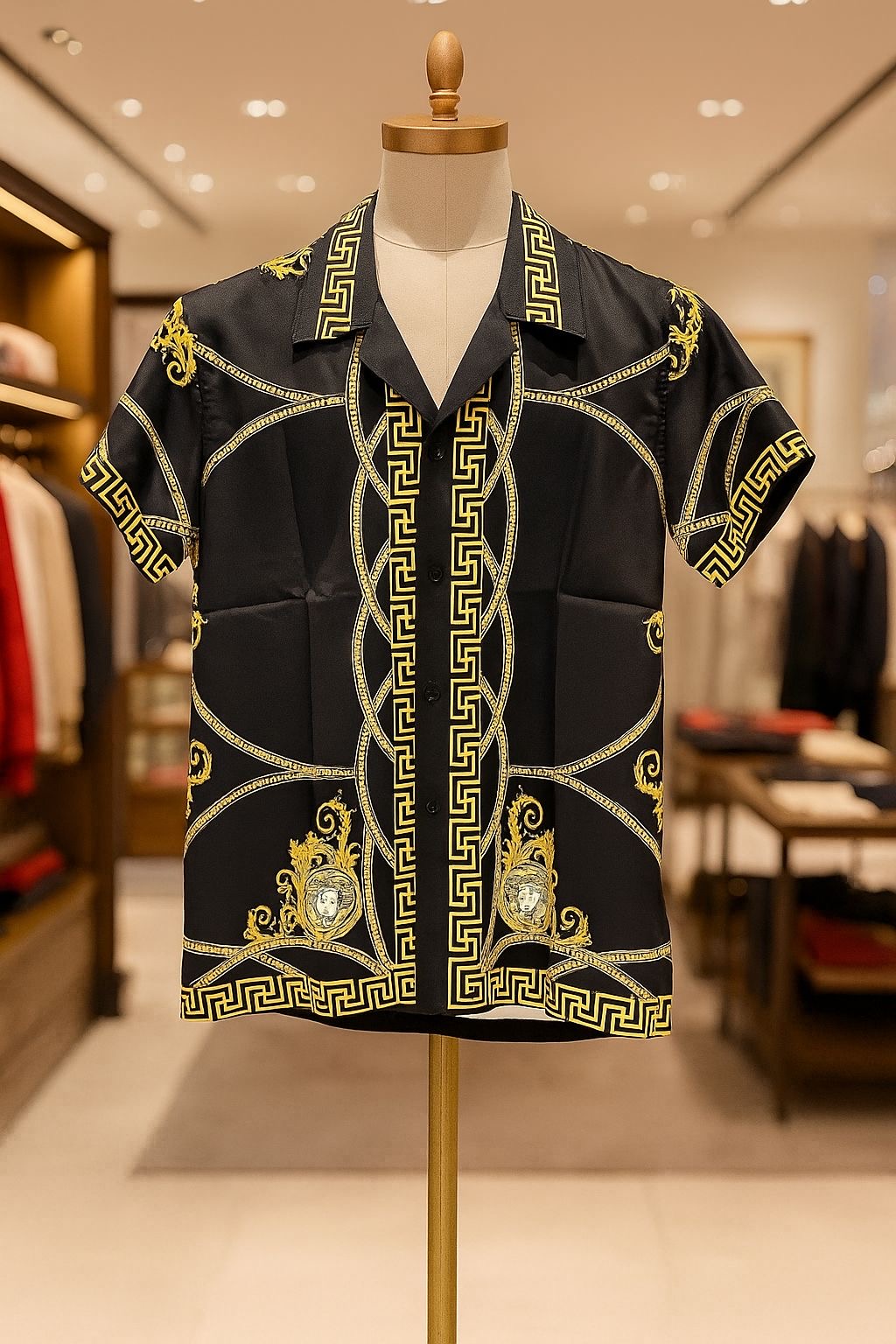 VERSACE BOROCCO HALF IMPORTED SHIRT V1