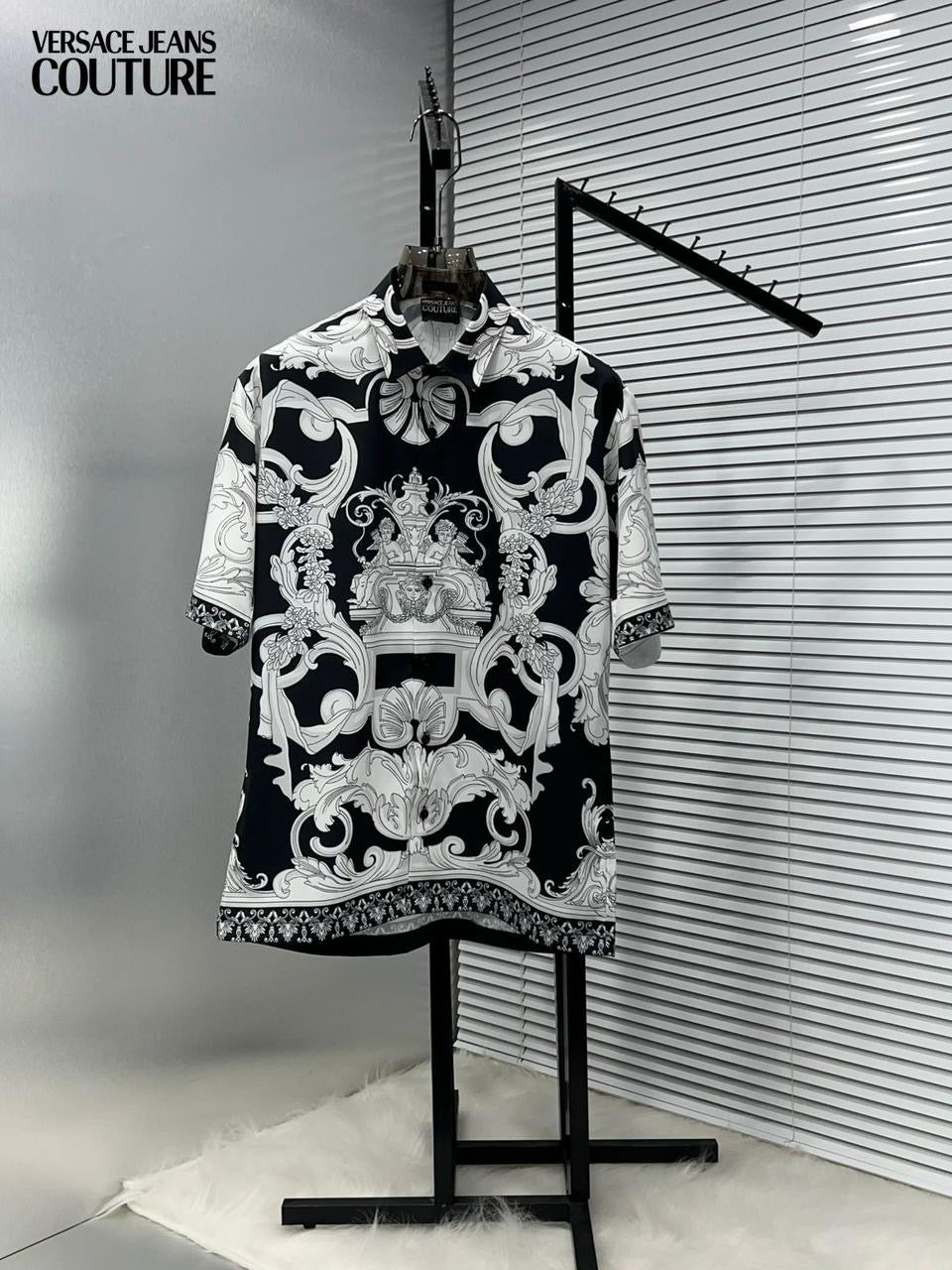 VERSACE BOROCCO IMPORTED HALF SHIRT