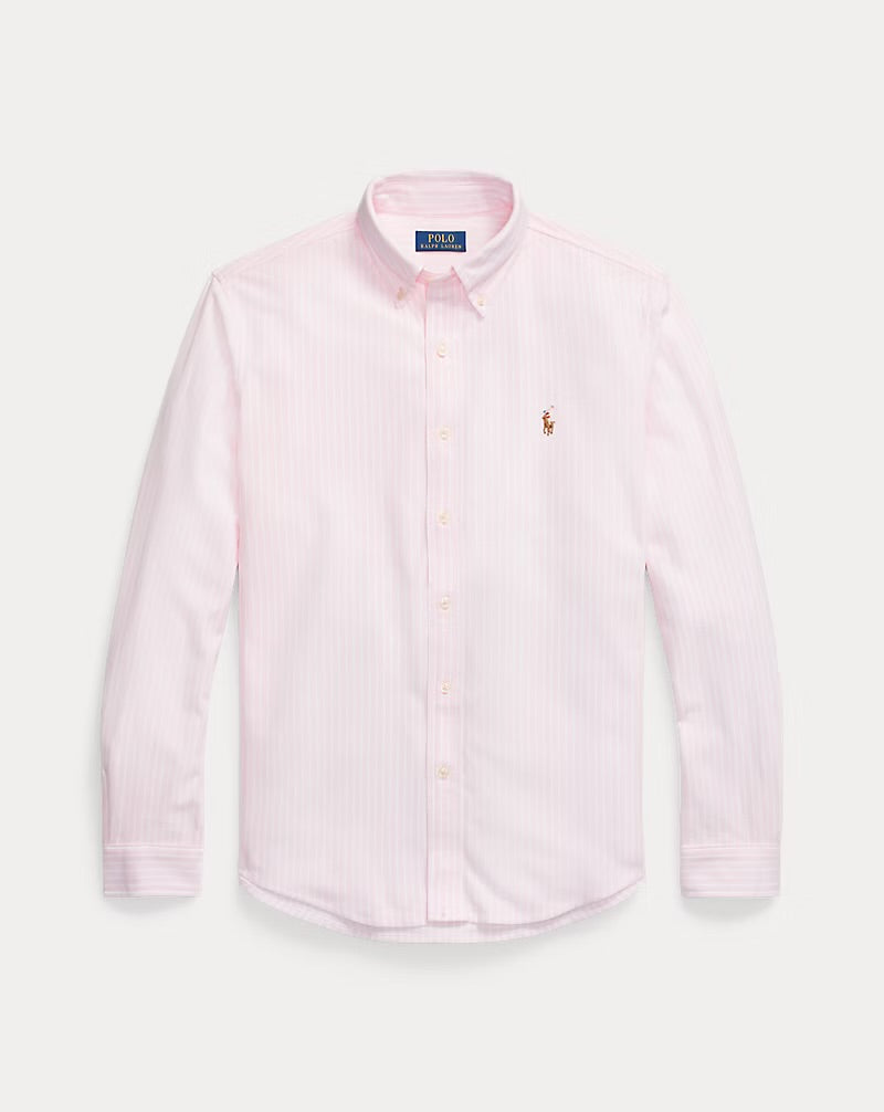 RALPH LAUREN LINEN BABY PINK SHIRT R1
