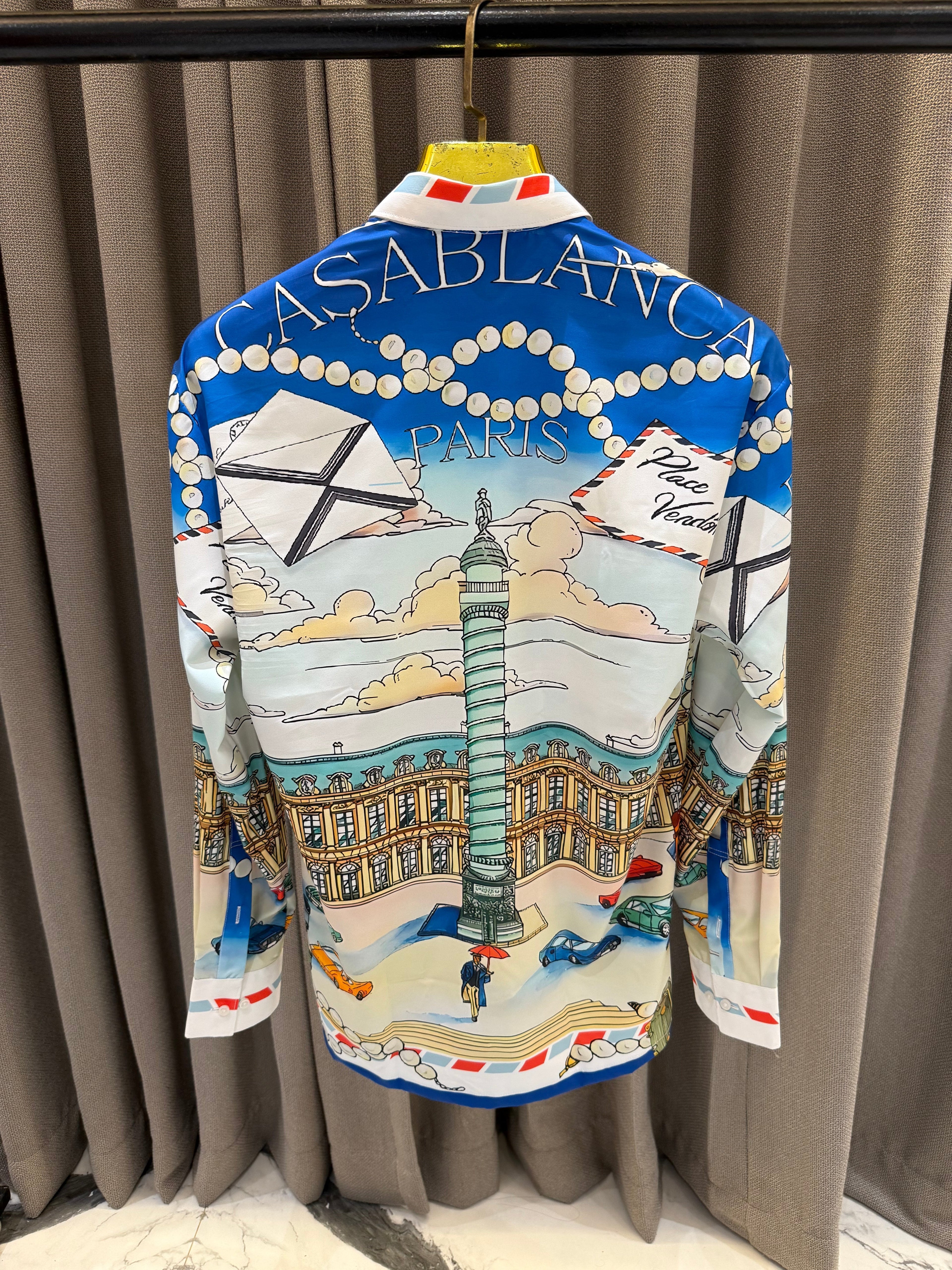 CASA BLANCA IMPORTED BLUISH SHIRT