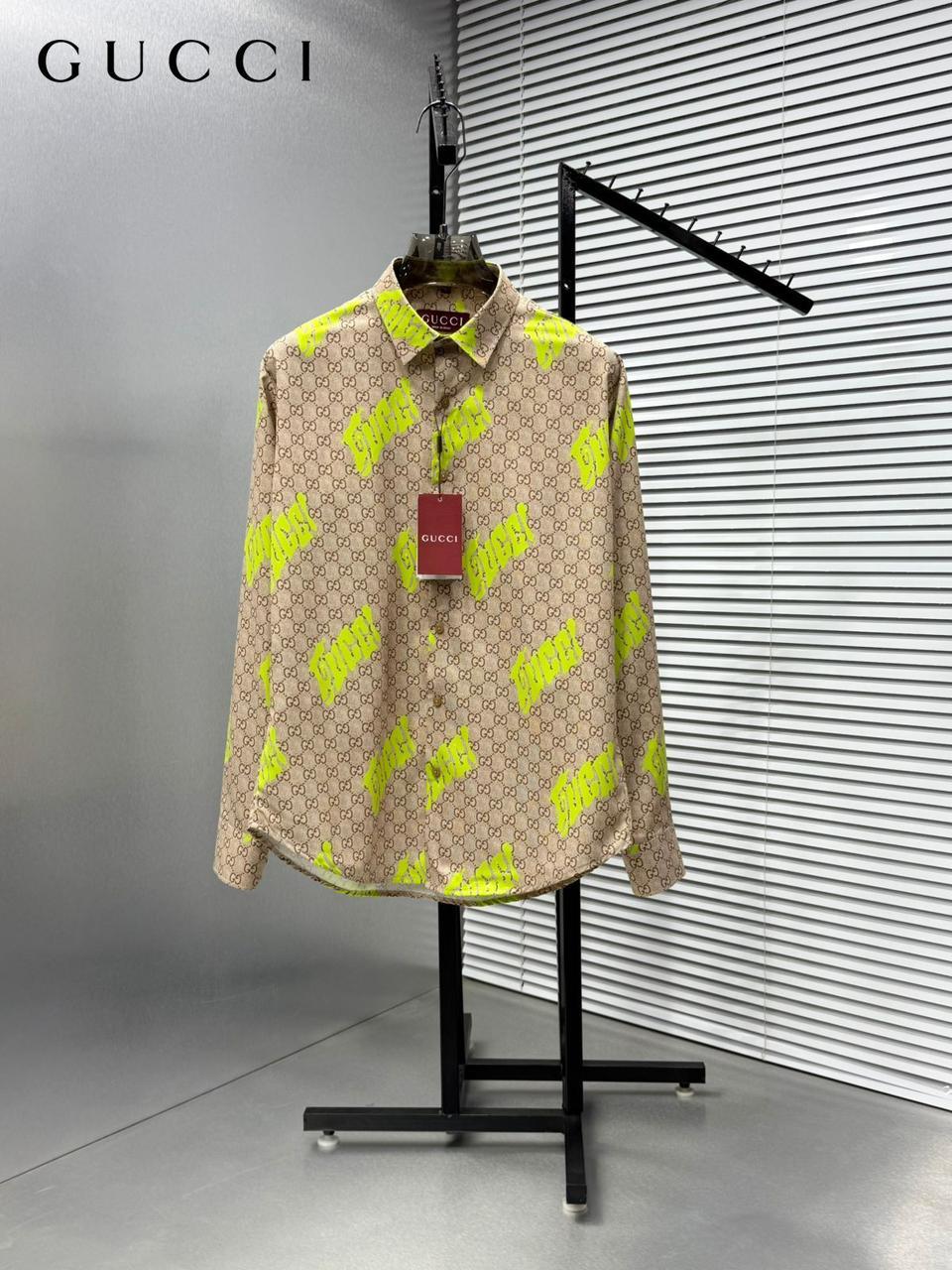 GUCCI BOROCCO MONOGRAM STORE ARTICLE SHIRT
