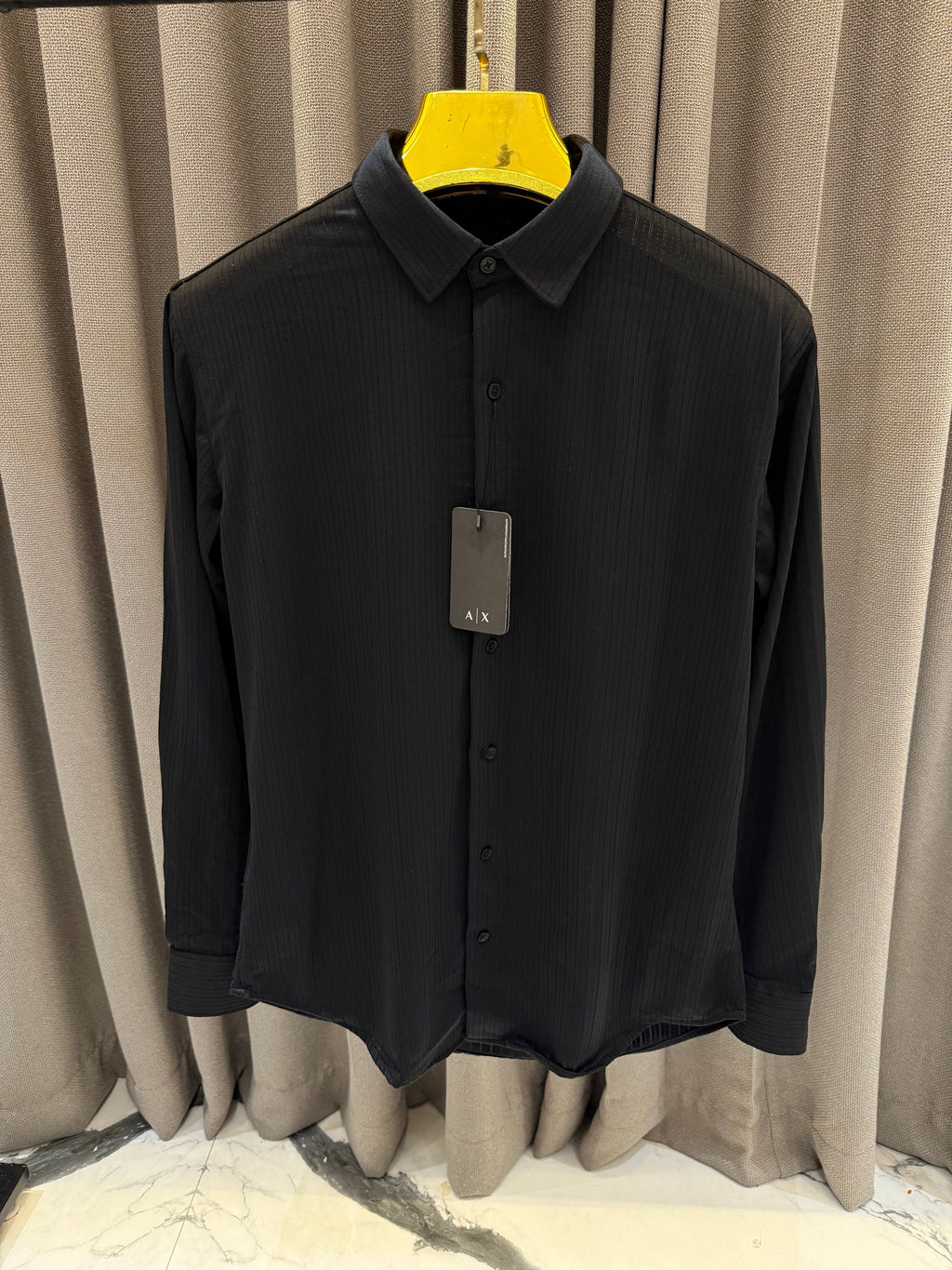 ARMANI EXCHANGE BLACK SHIRT