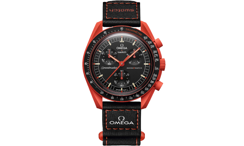 Omegaa x Swatchh MoonSwatch Mission on Earth Lava