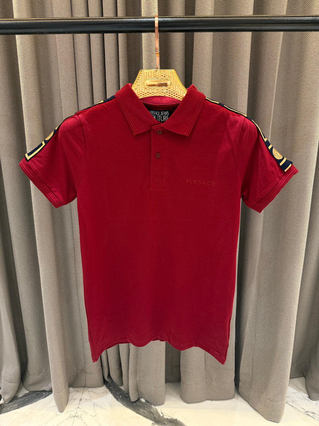 Versace Maroon polo Tshirt V5