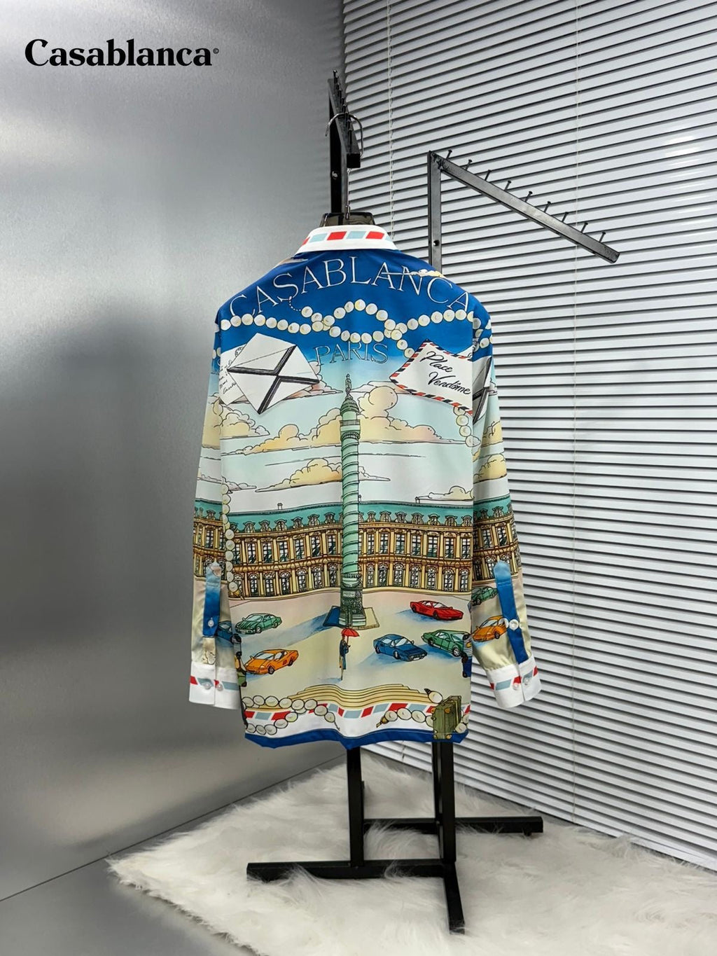 CASA BLANCA IMPORTED BLUISH SHIRT