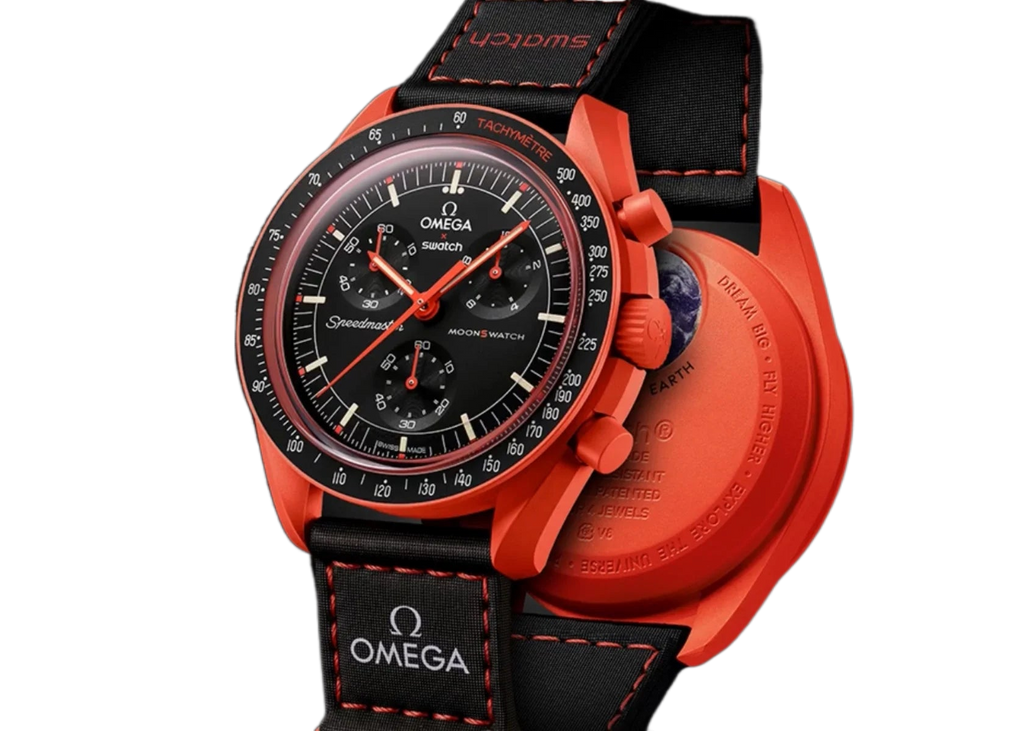 Omegaa x Swatchh MoonSwatch Mission on Earth Lava