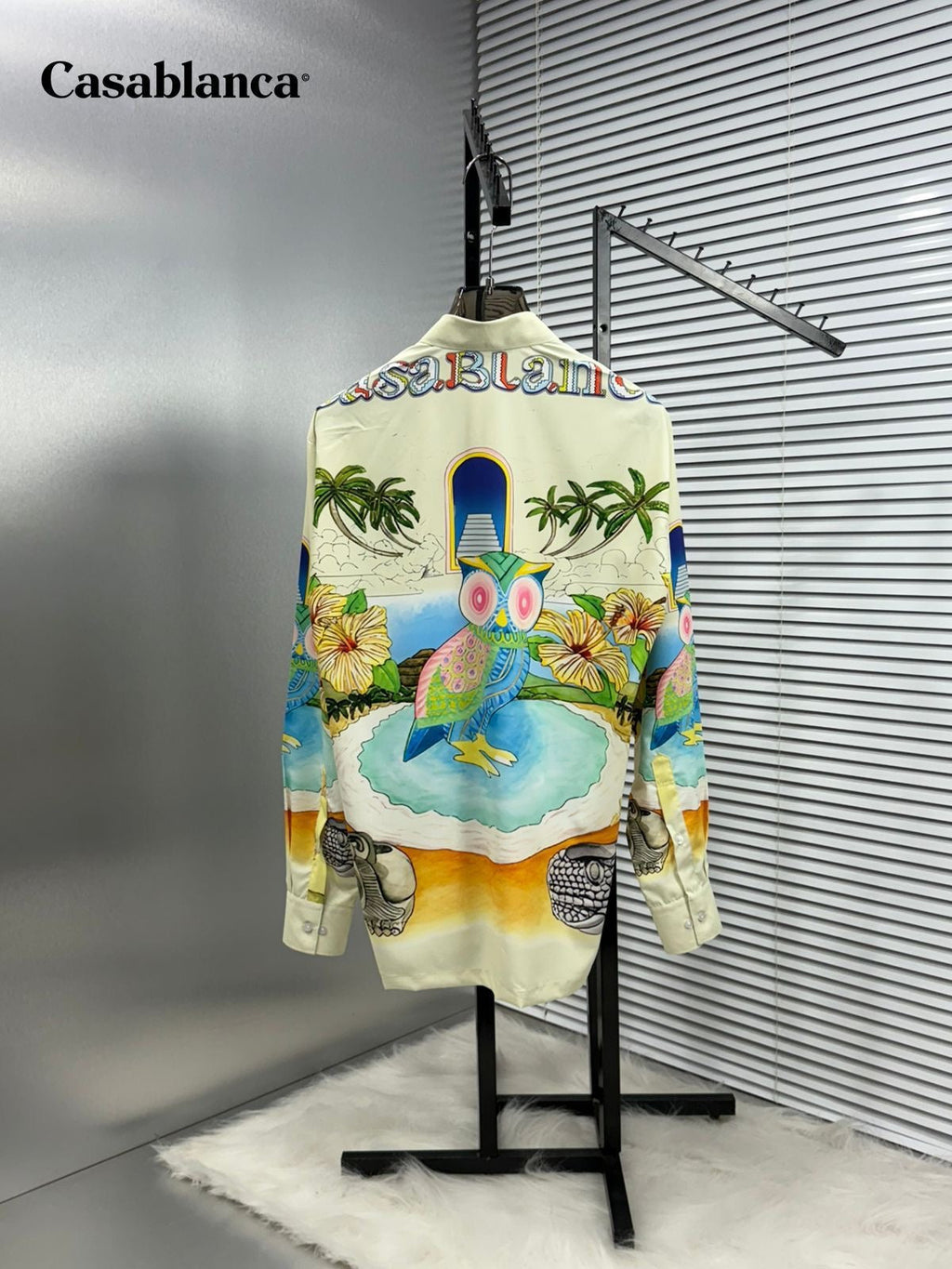 CASA BLANCA IMPORTED CREAM SHIRT