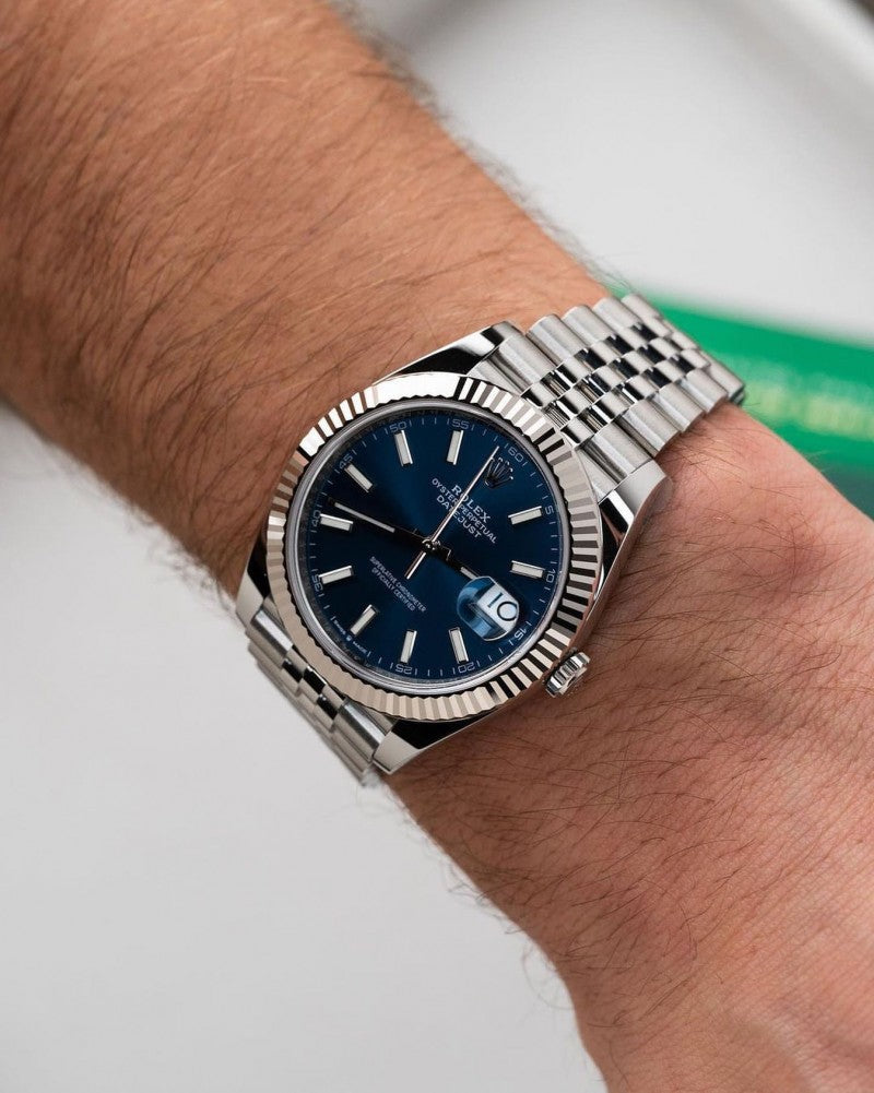 ROLEX DATE JUST - SILVER BLUE