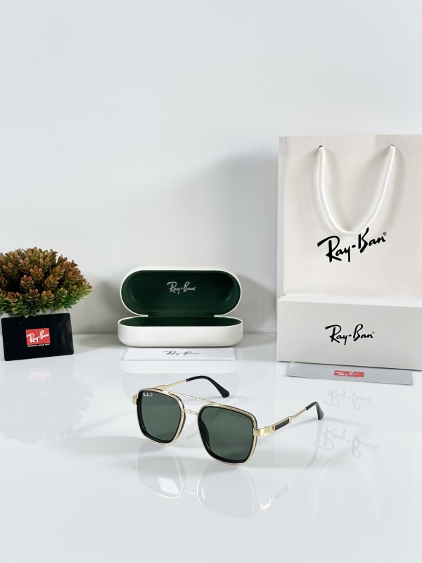 Rayban 3602 Gold Green Sunglasses