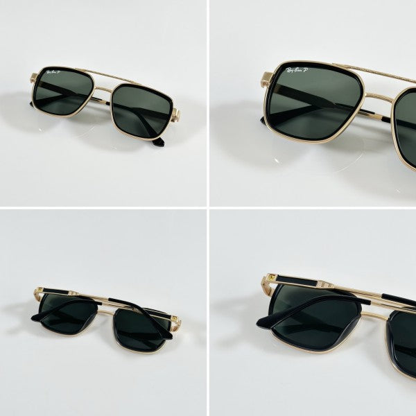 Rayban 3602 Gold Green Sunglasses