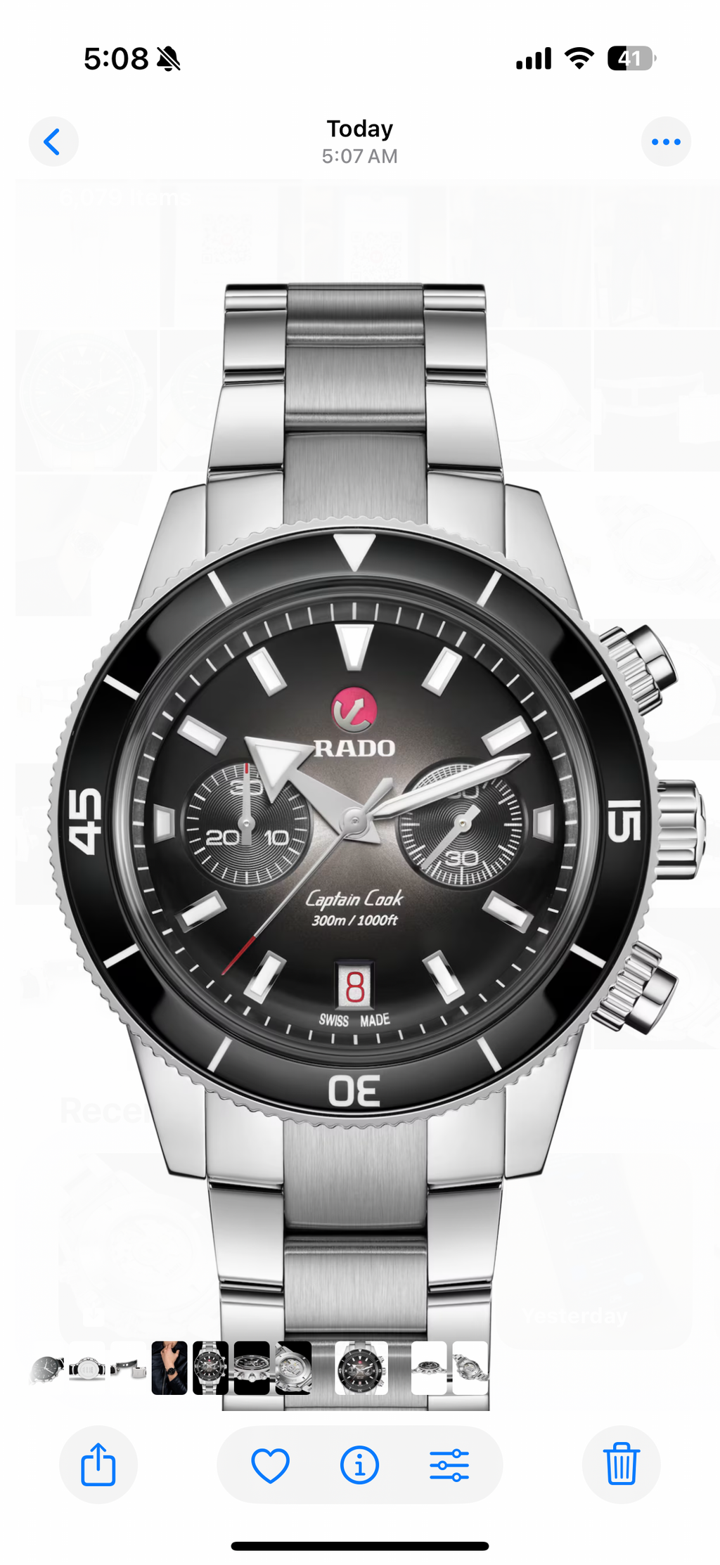 RADO Captain Cook Automatic Chronograph