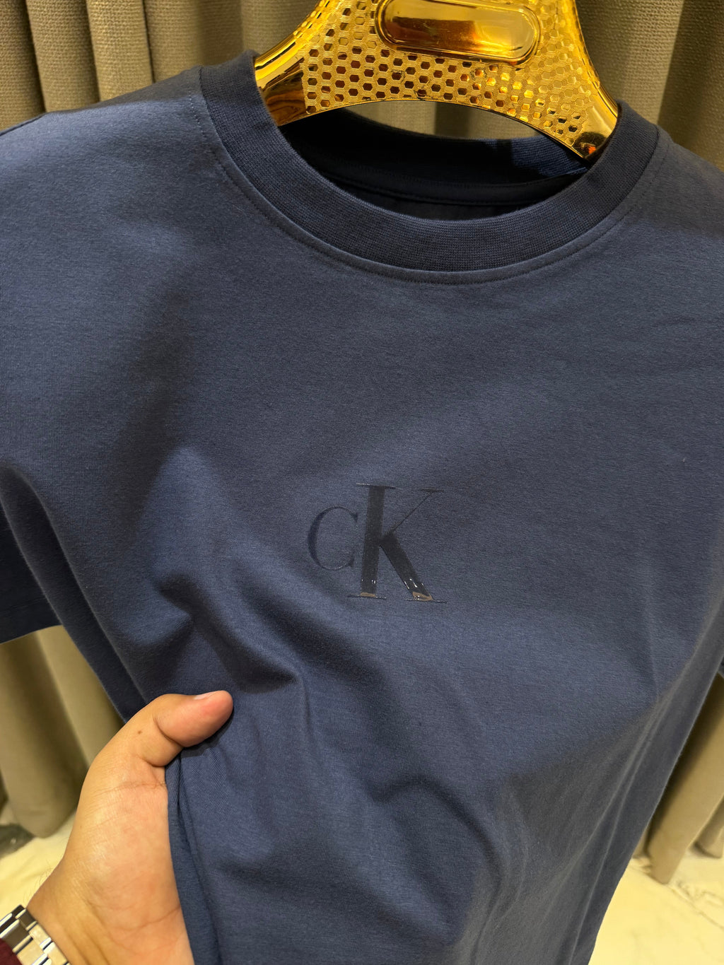 CALVIN KLEIN JEANS PREMIUM TSHIRT NAVY BLUE C1