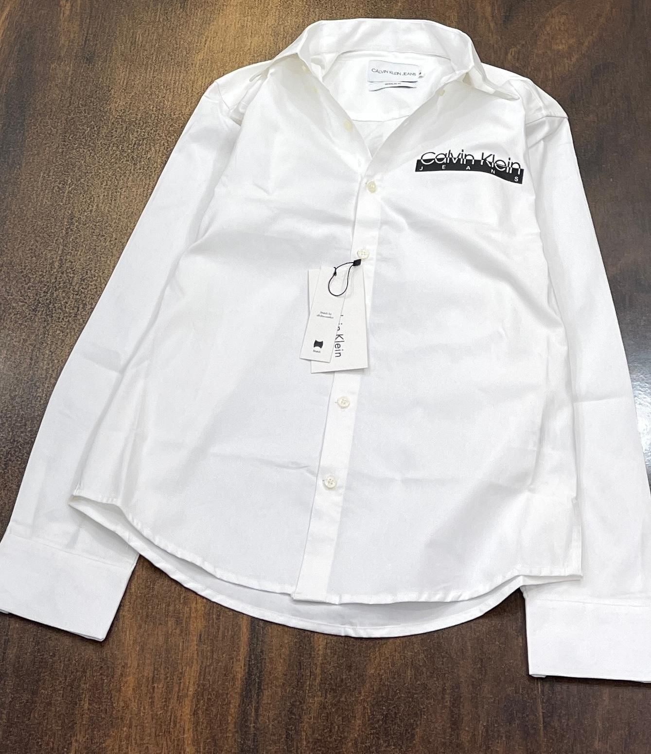 CALVIN KLEIN WHITE SHIRT C1