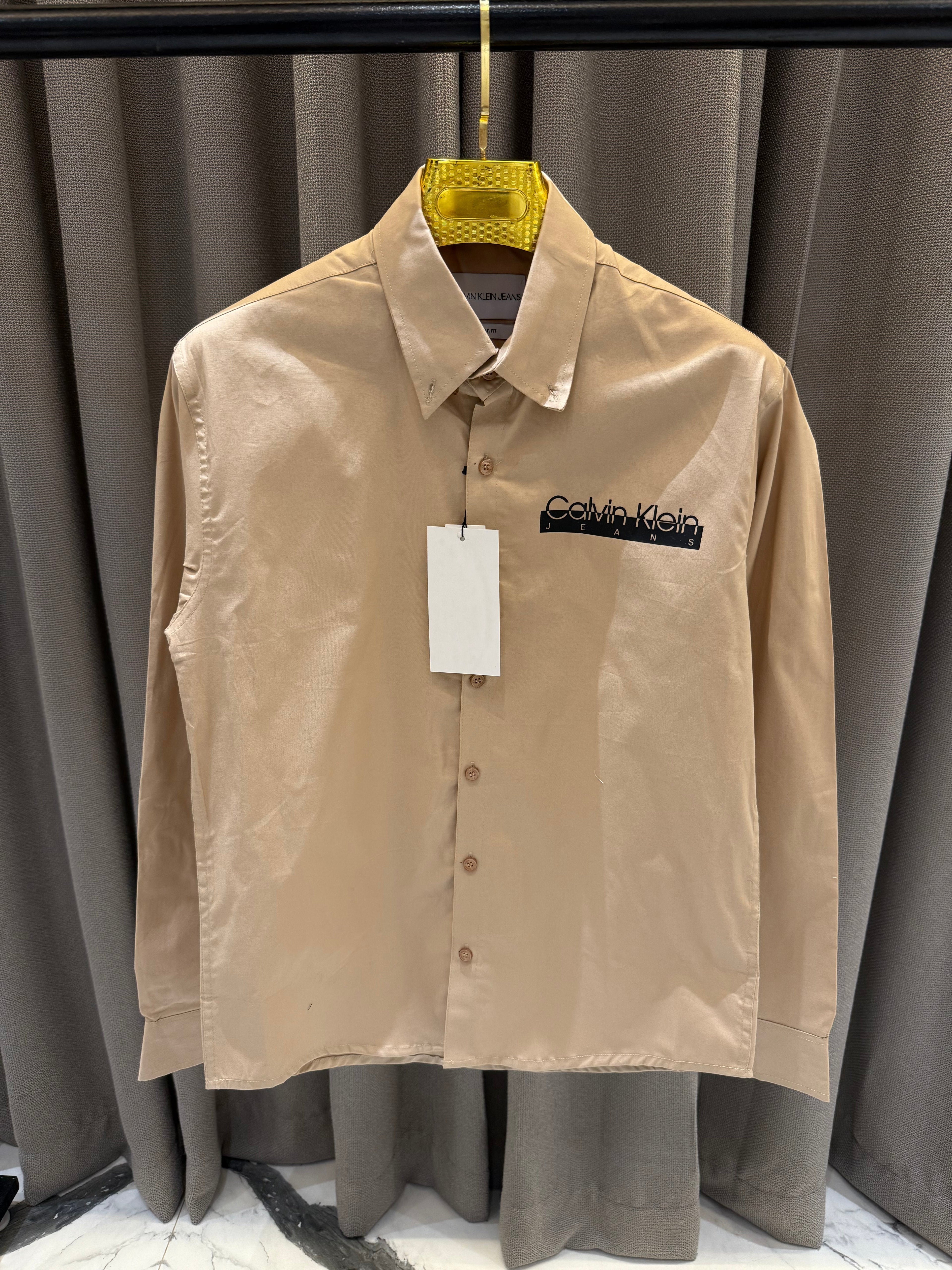 Calvin Klein Light Brown Shirt C1