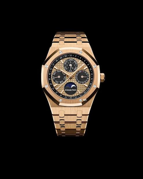 Audemars Piguet Royal Oak Perpetual Calendar/ 18k Rose Gold/ Blue