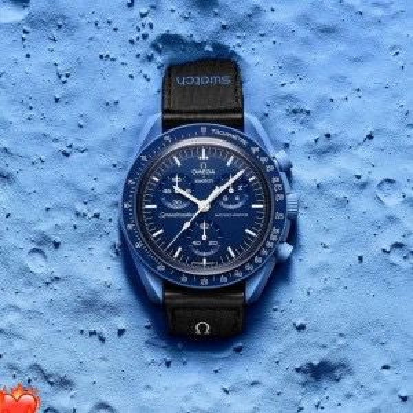 Swatch x Omega Bioceramic Moonswatch Mission to Neptune SO33N100