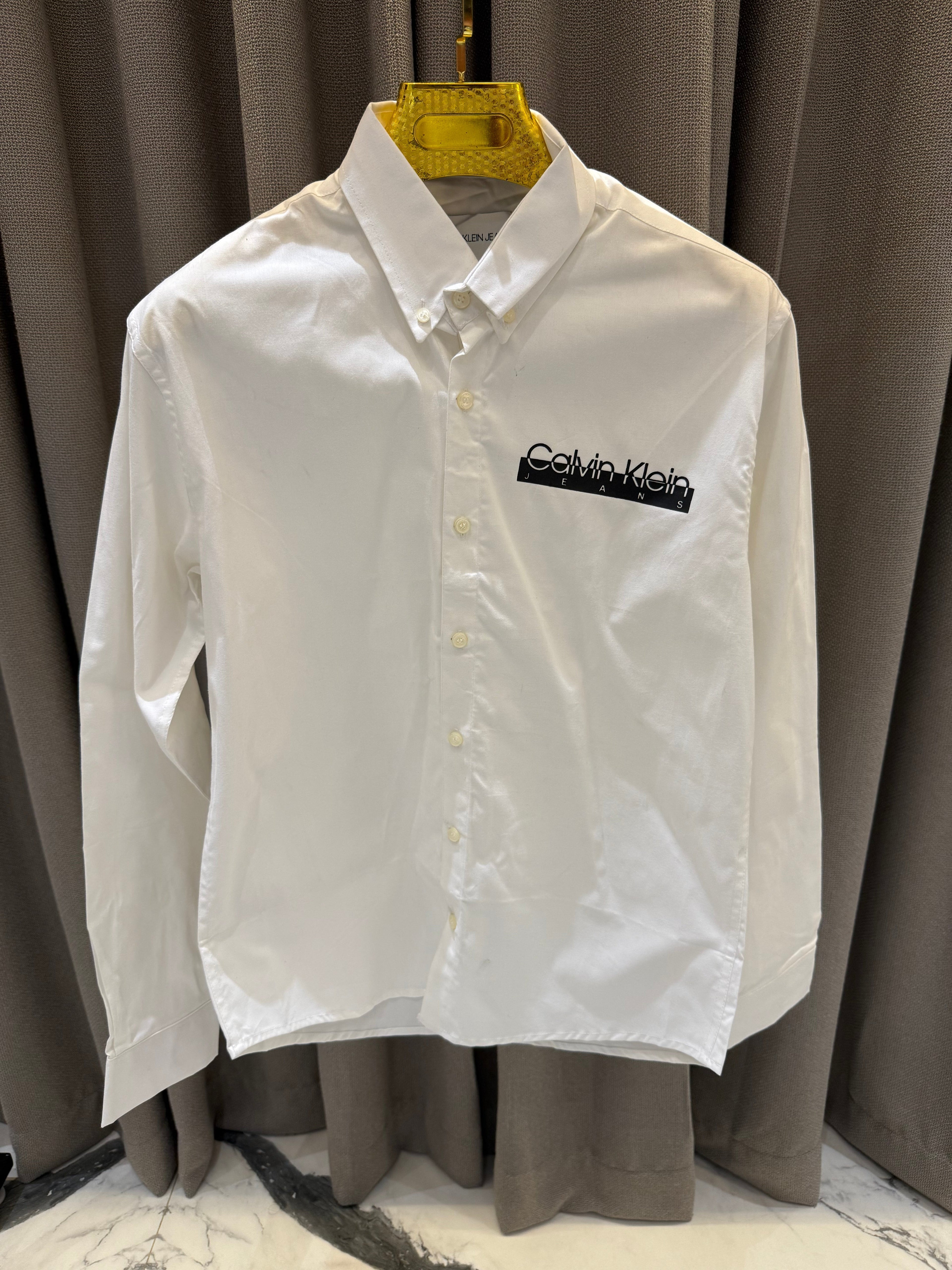 CALVIN KLEIN WHITE SHIRT C1