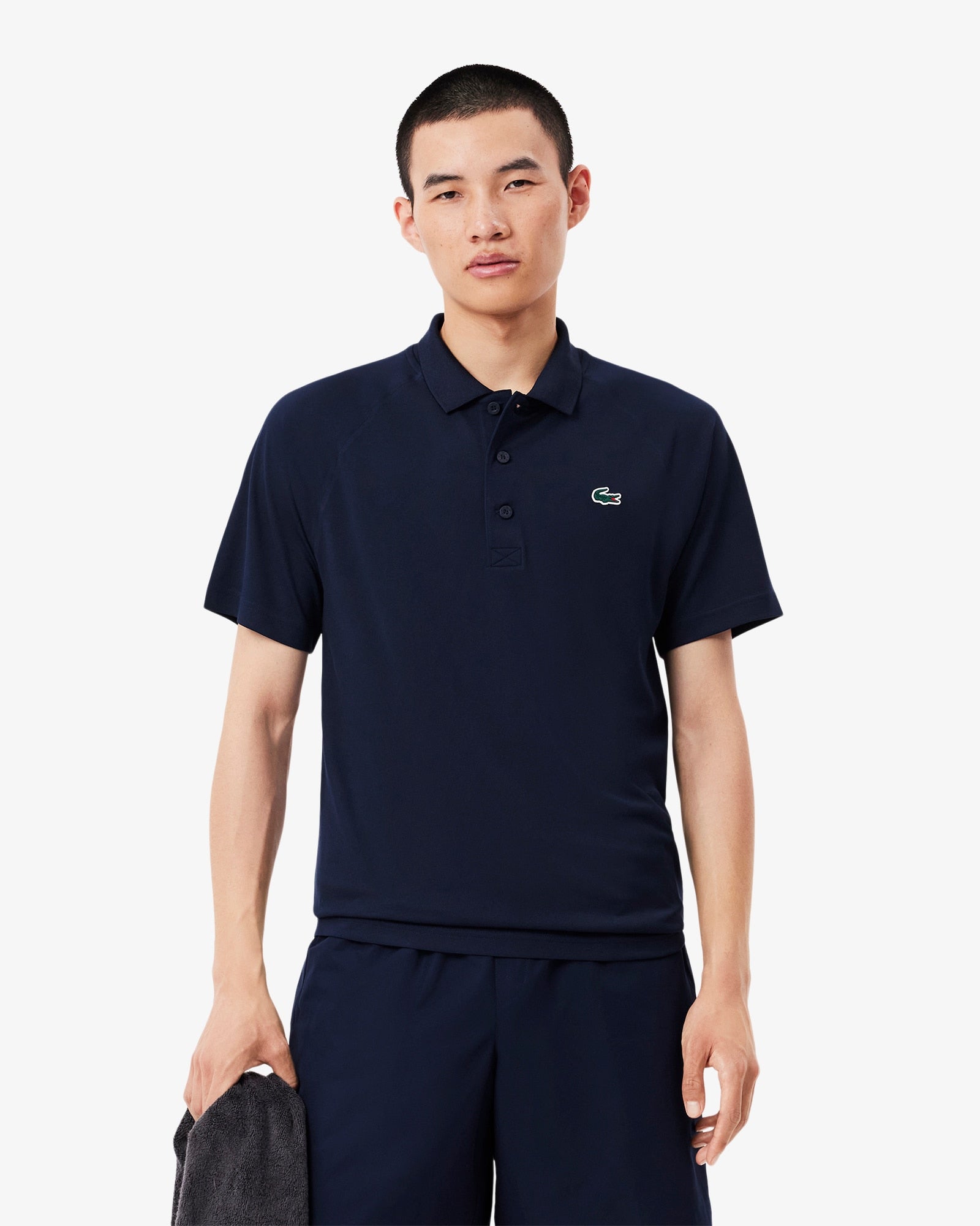 LACOSTE PREMIUM NAVY BLUE POLO