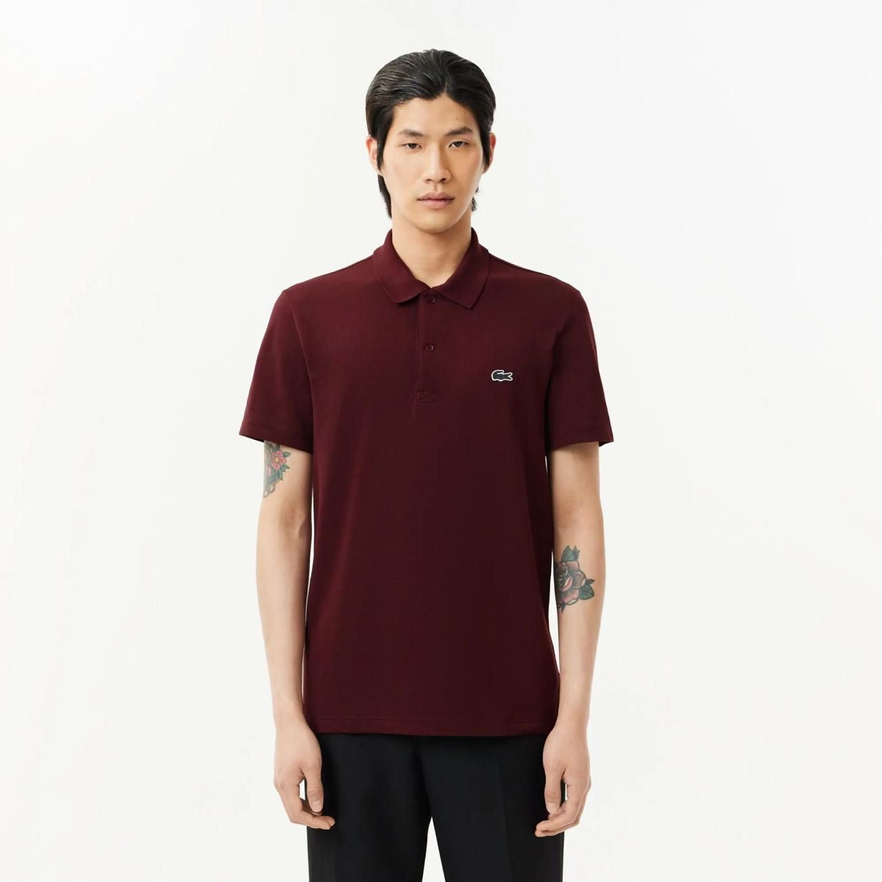 LACOSTE PREMIUM MAROON POLO