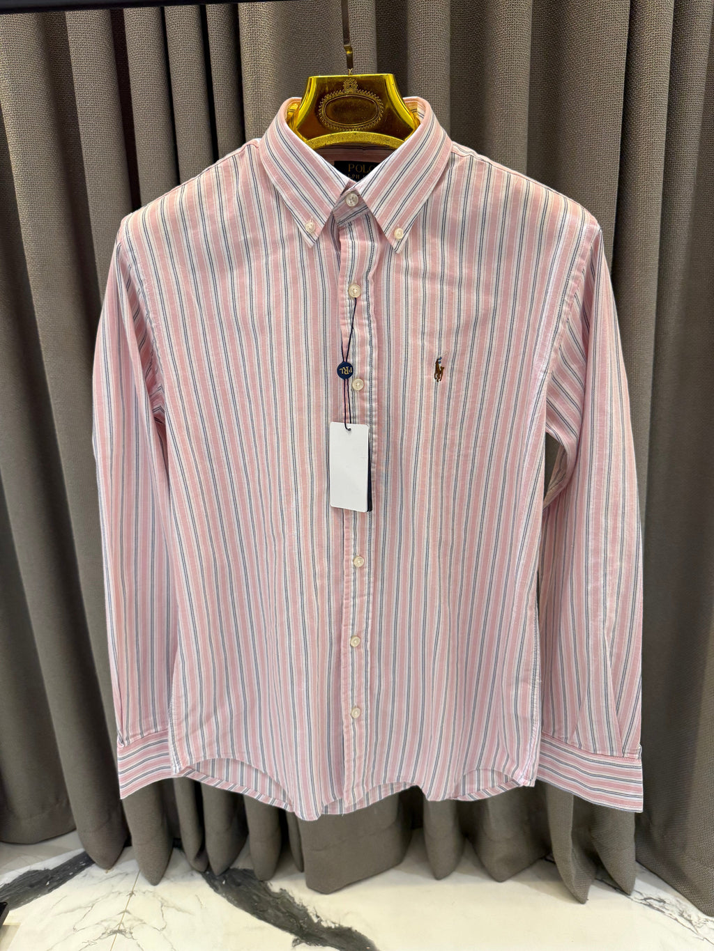 RALPH LAUREN PINK TEXTURE SHIRT R1