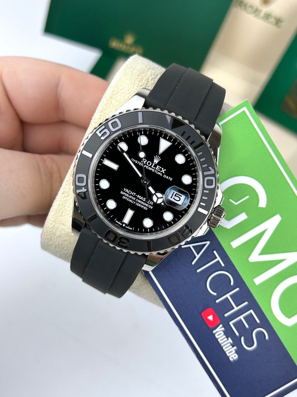 ROLEX YACHT MASTER - SILVER BLACK