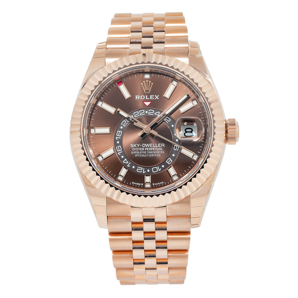 ROLEX SKY DWELLER - GOLD CHOCLOATE