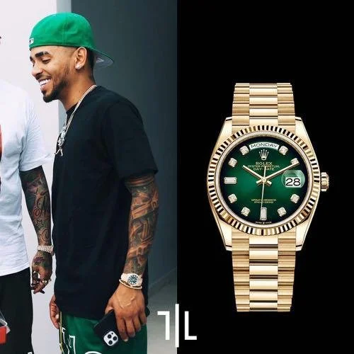 ROLEX DAY DATE Green Ombre Dial (Full Kit)