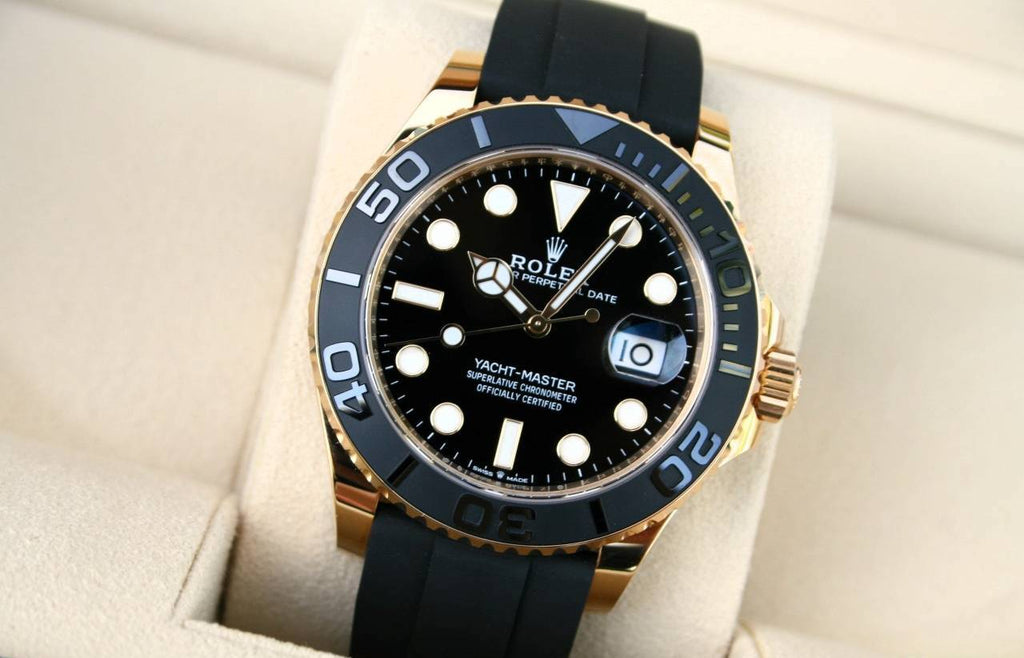 ROLEX YACHT MASTER - GOLD BLACK