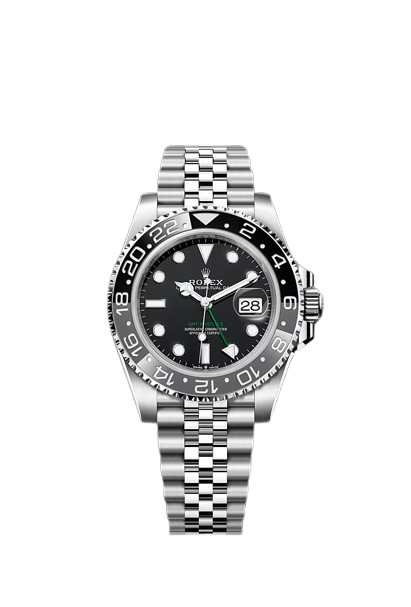 ROLEXX GMT Master 2 - SILVER BLACK (Bruice Wayne)