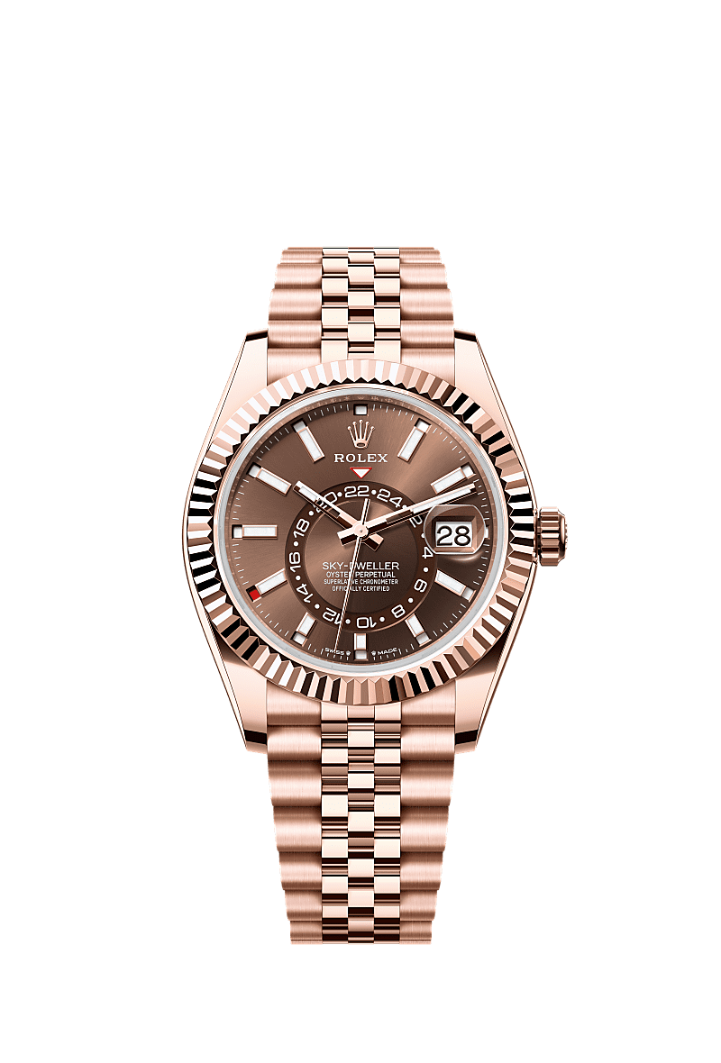 ROLEX SKY DWELLER - GOLD CHOCLOATE