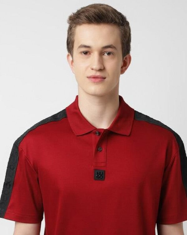 HUGO BOSS RED IMPORTED POLOS H1