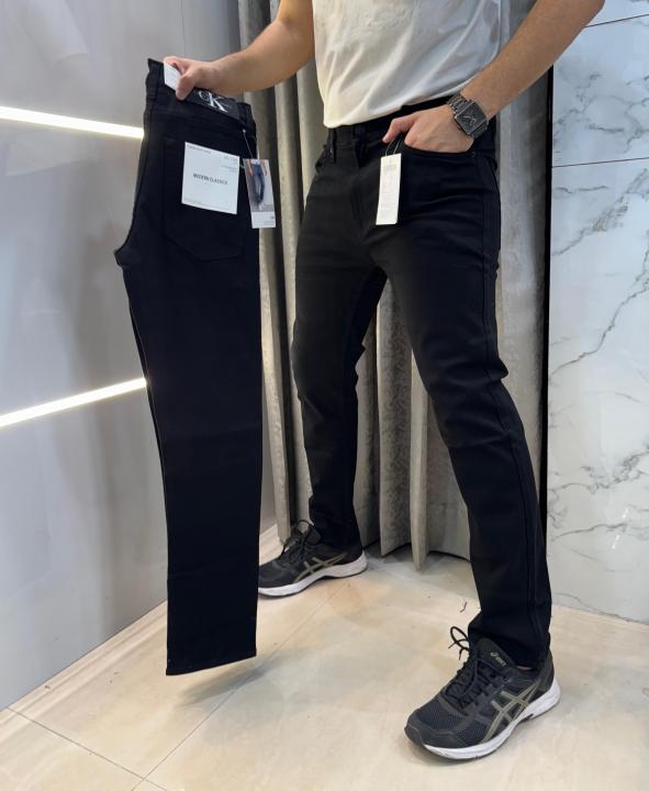 CALVIN KLEIN IMPORTED JET BLACK DENIM