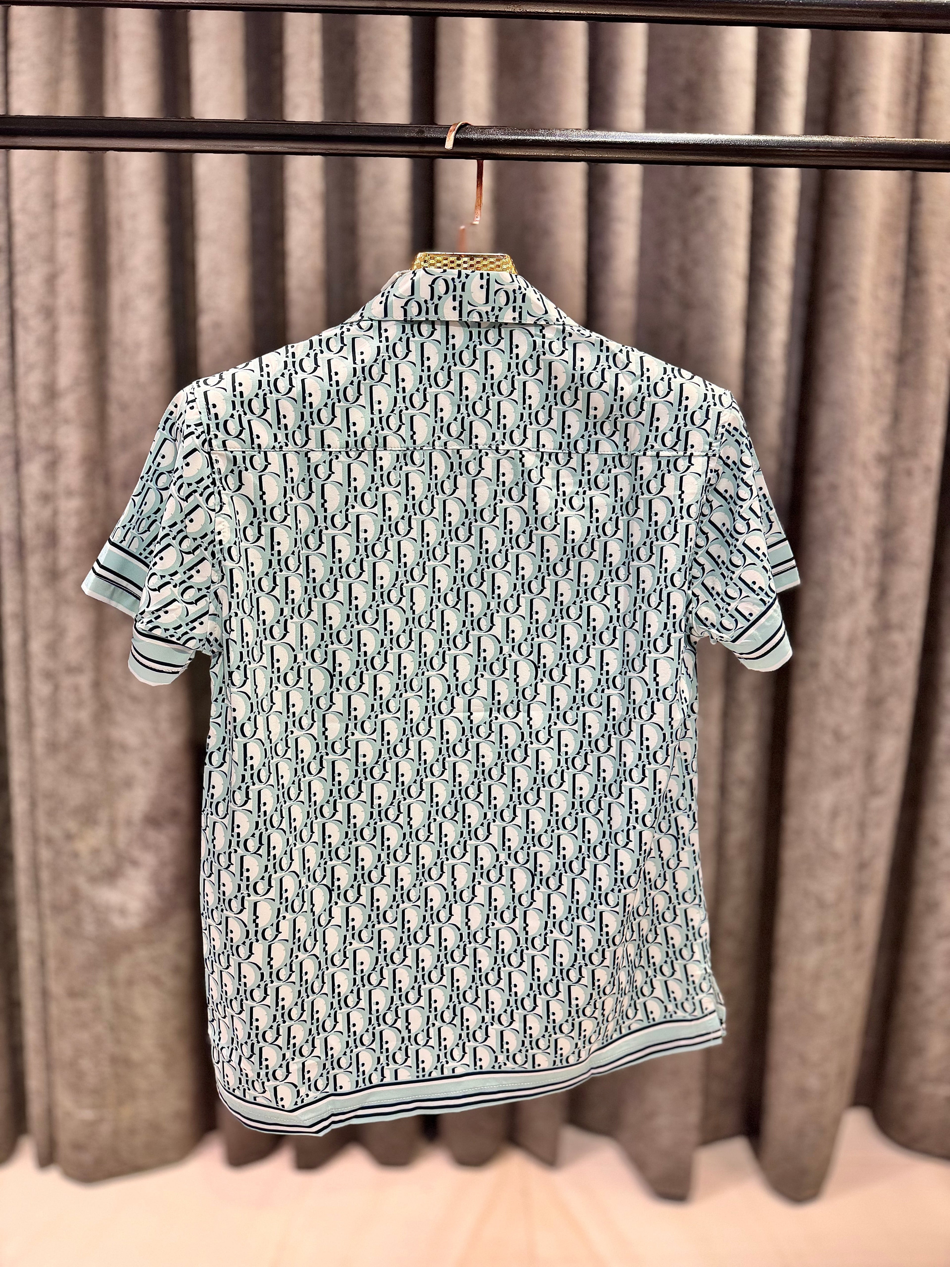 DIOR OBLIQUE IMPORTED HALF SHIRT D1