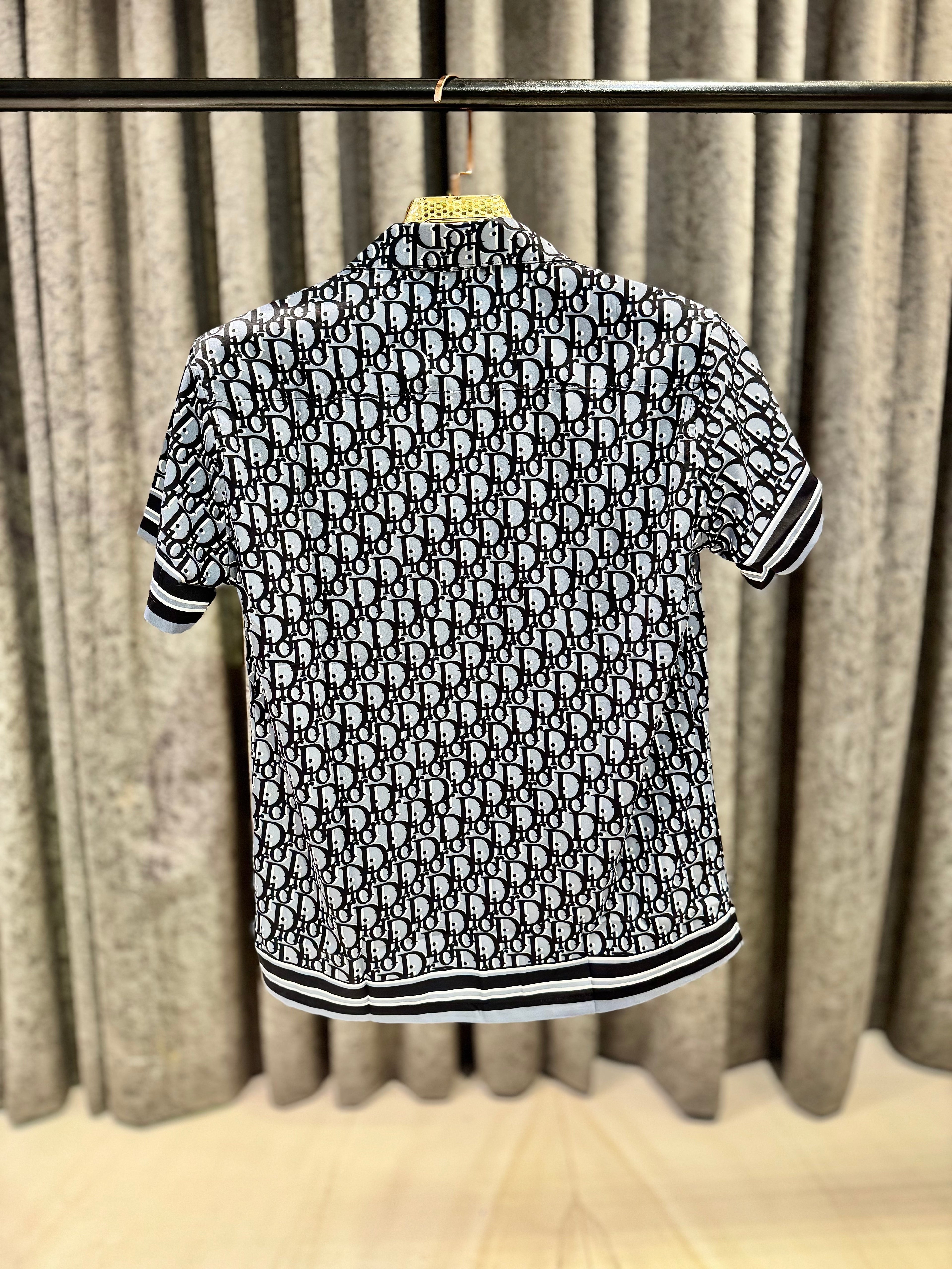 DIOR OBLIQUE IMPORTED HALF SHIRT D1