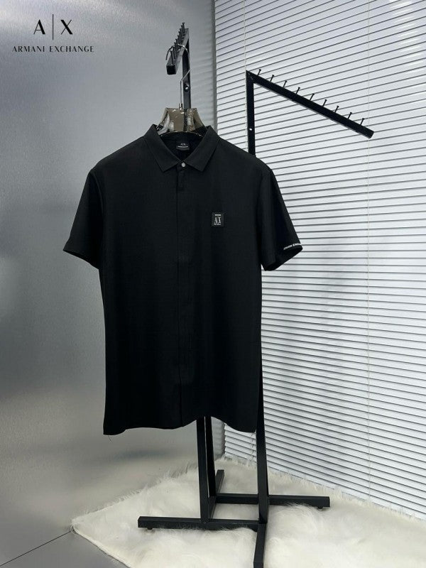 ARMANI EXCHANGE STICHLESS IMPORTED HALF SHIRT