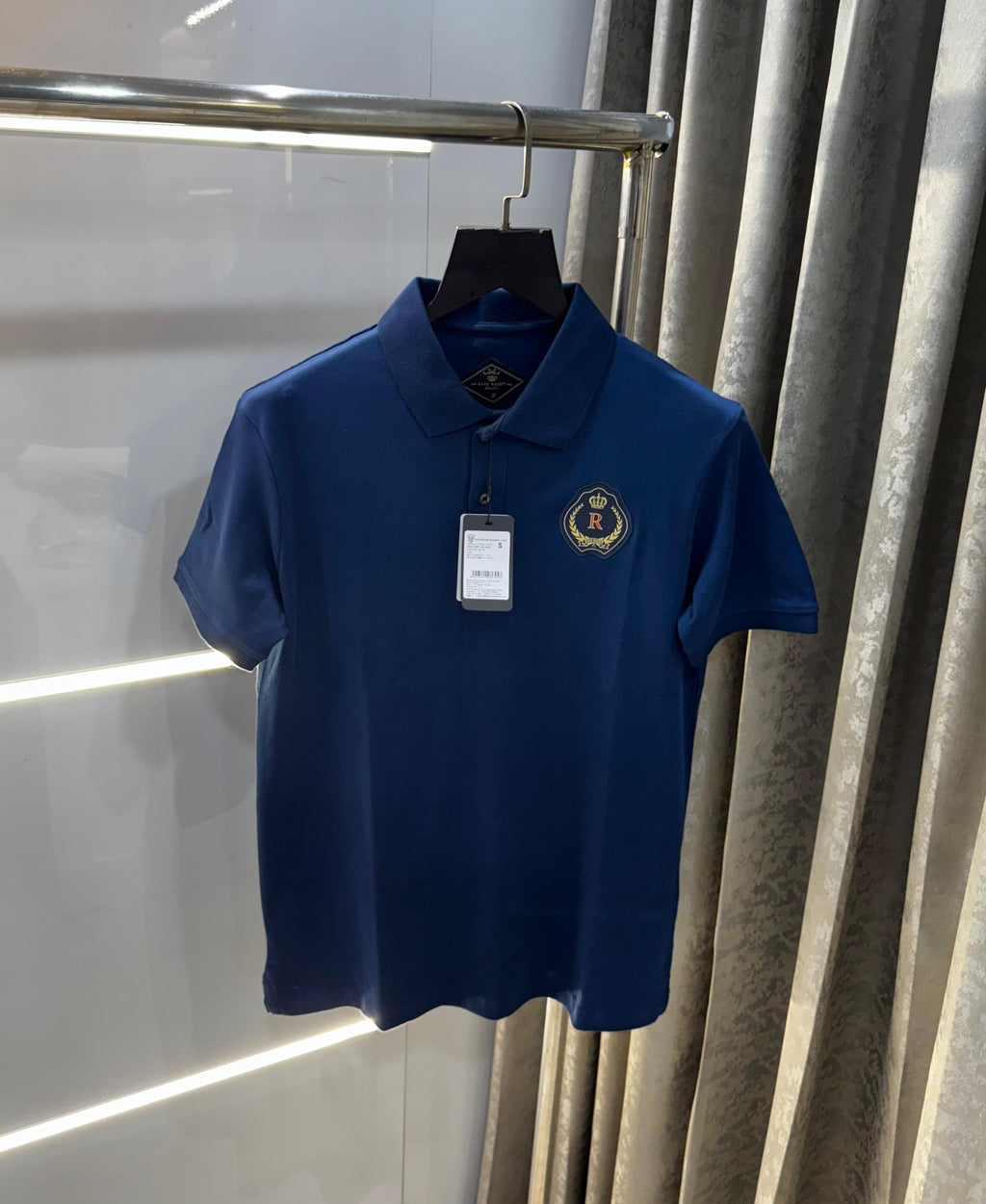 RARE RABBIT PREMIUM PETROL BLUE POLO RR